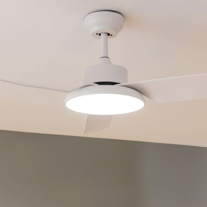 Ventilateur de Plafond avec Lumière Cecotec EnergySilence Aero 5200 Blanc 22 W 40 W 3 Ventilateur de Plafond avec Lumière Cecotec EnergySilence Aero 5200 Blanc 22 W 40 W 3