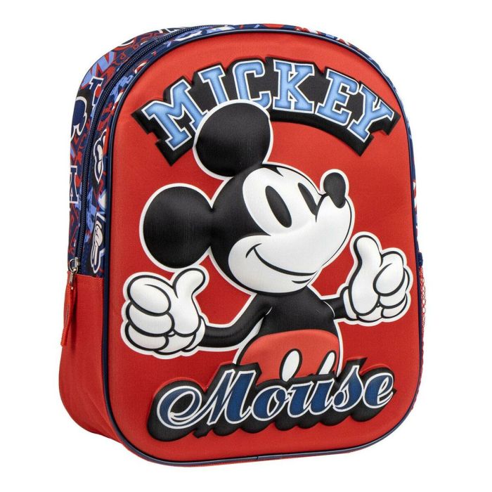 Cartable Mickey Mouse Rouge 25,0 x 31,0 x 10,0 cm