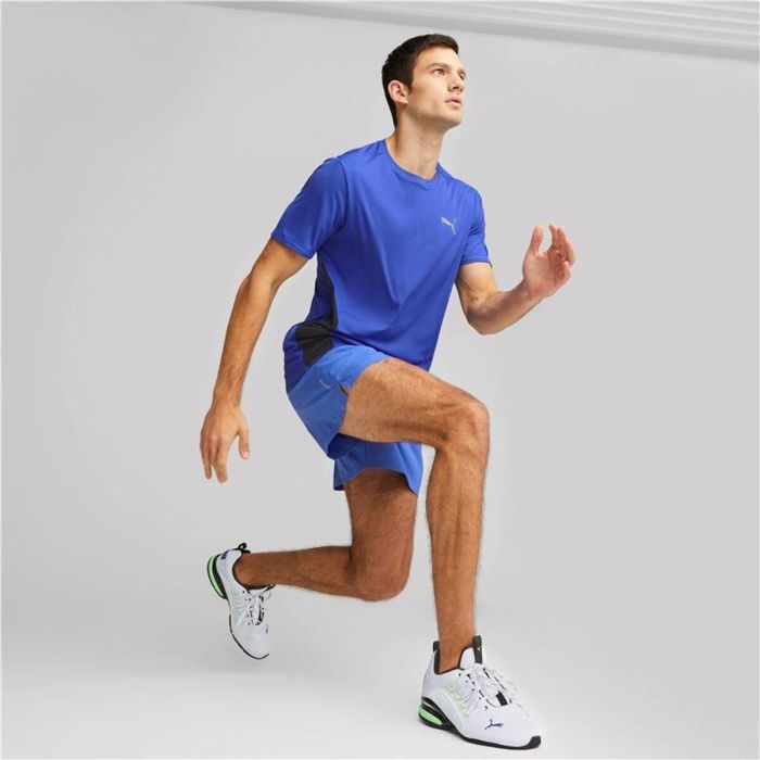 T-shirt à manches courtes homme Puma Run Favorite Ss Bleu 1