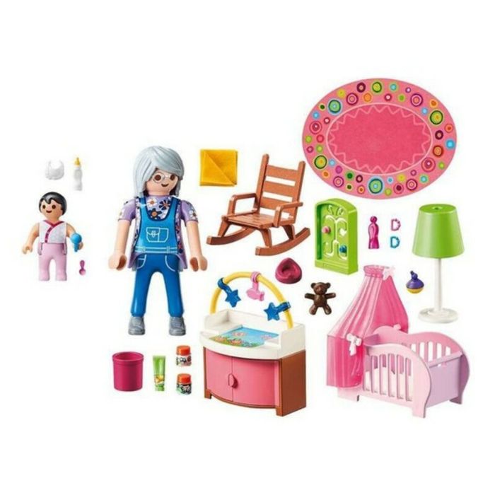 Playset Dollhouse Baby's Room Playmobil 70210 - Nursery (43 pcs) 1