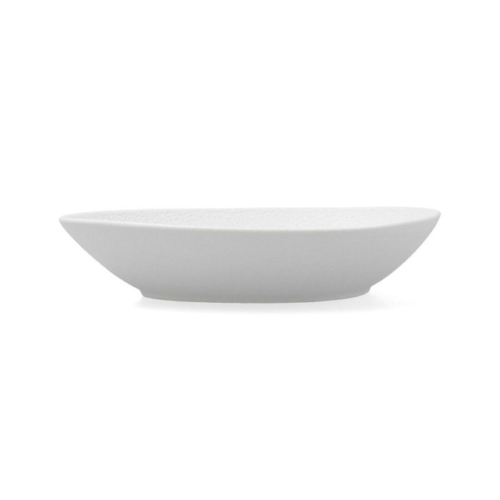 Assiette creuse Bidasoa Fosil Blanc Céramique Oblongue 22 x 19,6 x 4,5 cm (6 Unités) 1