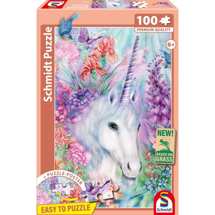 Schmidt Spiele Puzzle Licorne Douce Beauté 100 Pièces Paysage Magnifique, À Partir de 6 Ans Schmidt Spiele Puzzle Licorne Douce Beauté 100 Pièces Paysage Magnifique, À Partir de 6 Ans
