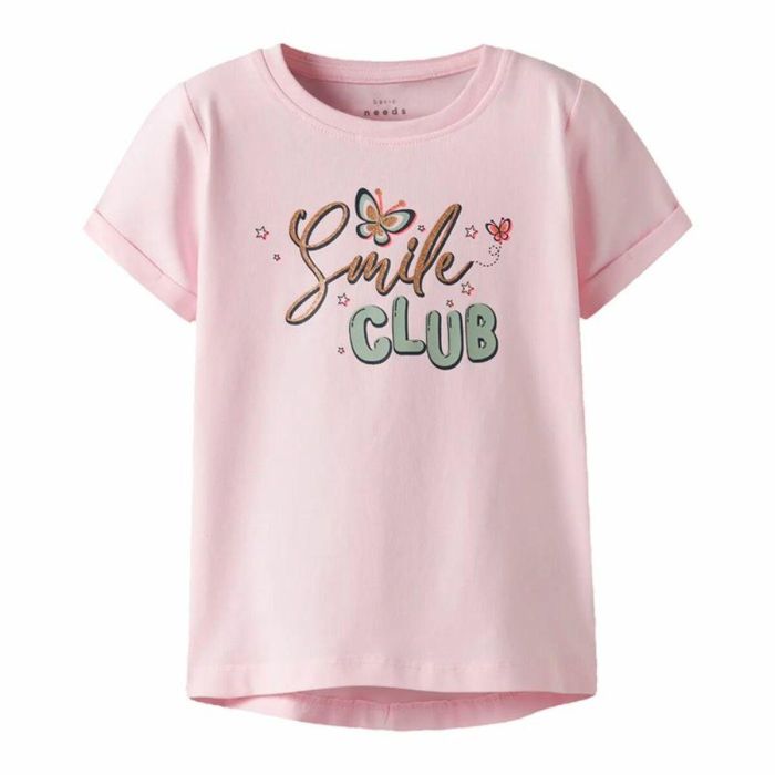 T shirt à manches courtes Enfant Name It Nmfvix Rose 0 T shirt à manches courtes Enfant Name It Nmfvix Rose 0