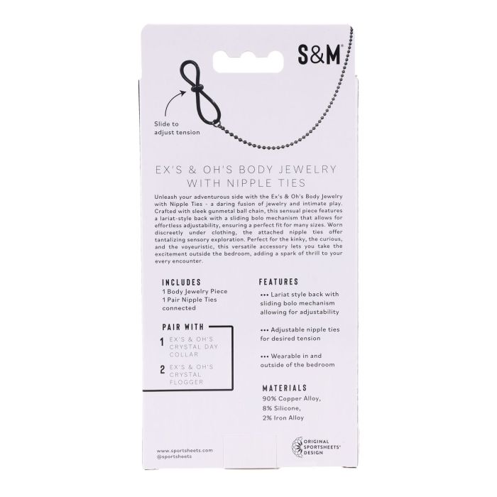 Colliers de serrage Chaîne Sportsheets Sex and Mischief 12