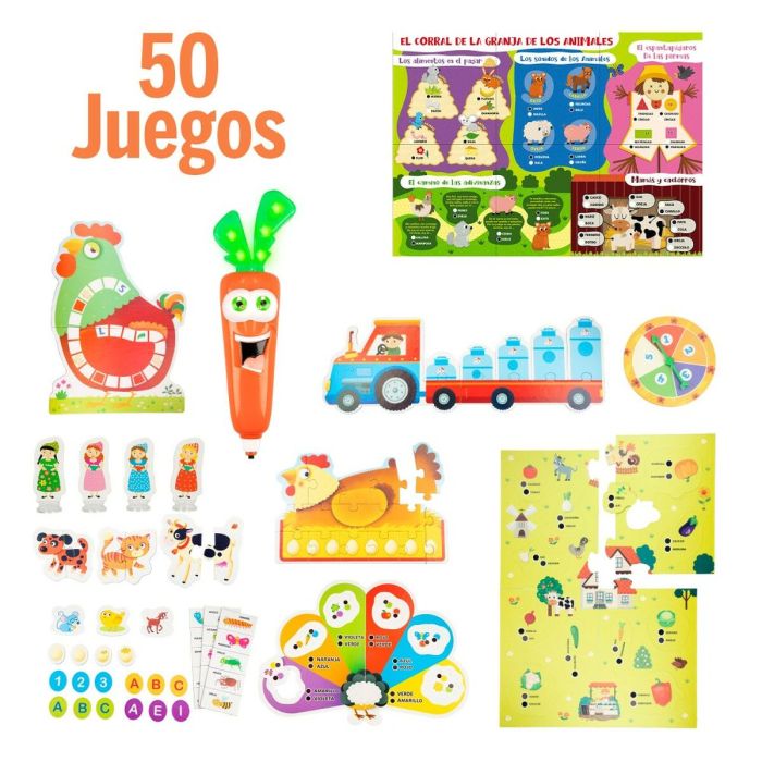Jouet Educatif Lisciani Giochi Carotina Baby 50 Juegos 4,5 x 14,5 x 3,5 cm Électronique (6 Unités) 5 Jouet Educatif Lisciani Giochi Carotina Baby 50 Juegos 4,5 x 14,5 x 3,5 cm Électronique (6 Unités) 5