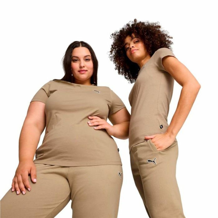 T-shirt à manches courtes femme Puma Better Essentials Beige 2