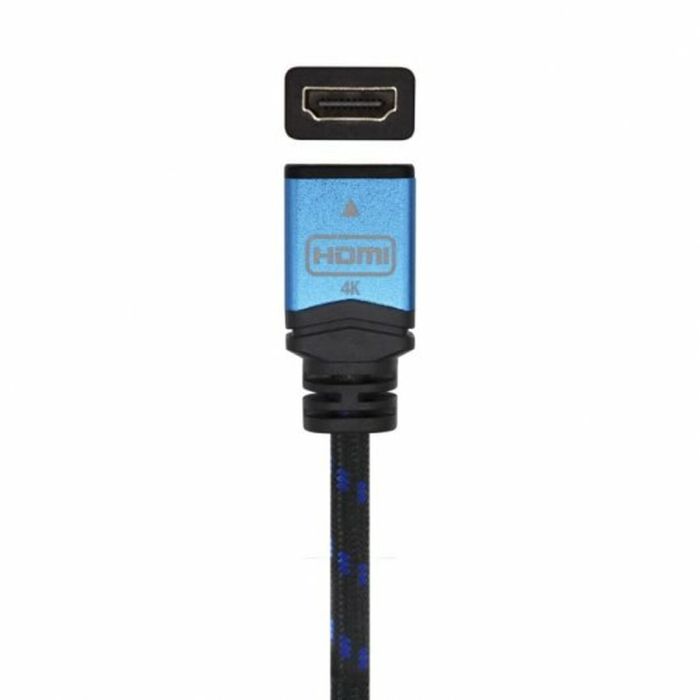 Câble HDMI Aisens A120-0452 Noir Noir/Bleu 1 m 1 Câble HDMI Aisens A120-0452 Noir Noir/Bleu 1 m 1