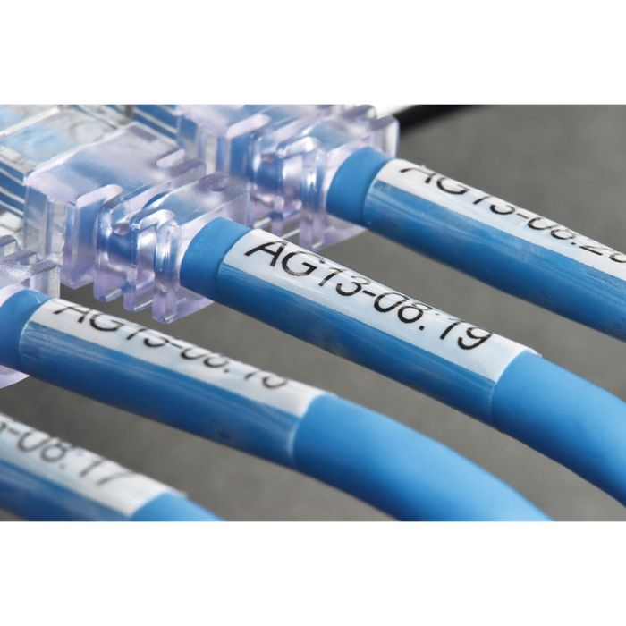 Ruban Laminé pour Etiqueteuses Brother TZe-SL251 Blanc Noir (1 Unité) 1