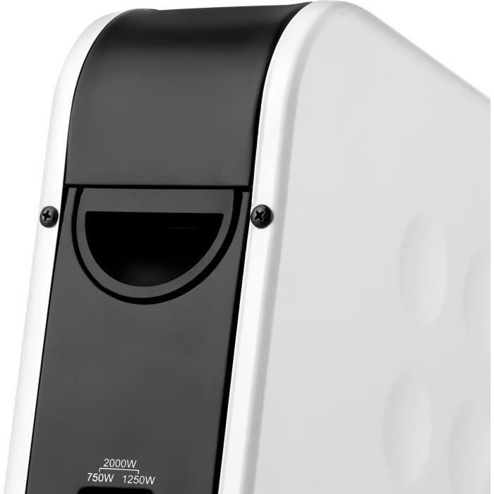 Radiateur - SENCOR - SCF 2100WH - 2000 W - 3 niveaux - Minuterie - Blanc 5 Radiateur - SENCOR - SCF 2100WH - 2000 W - 3 niveaux - Minuterie - Blanc 5