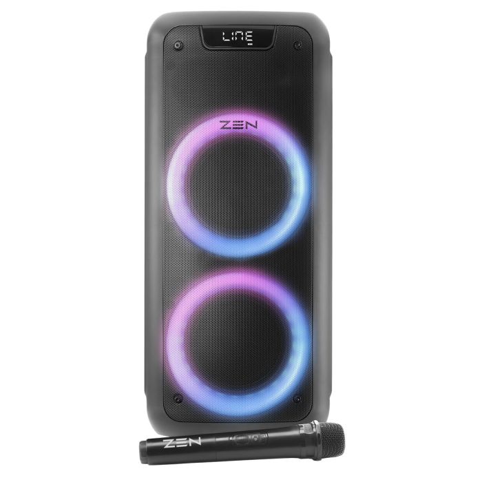 Haut-parleurs bluetooth portables ZEN PHOENIX Noir 350 W 14 Haut-parleurs bluetooth portables ZEN PHOENIX Noir 350 W 14