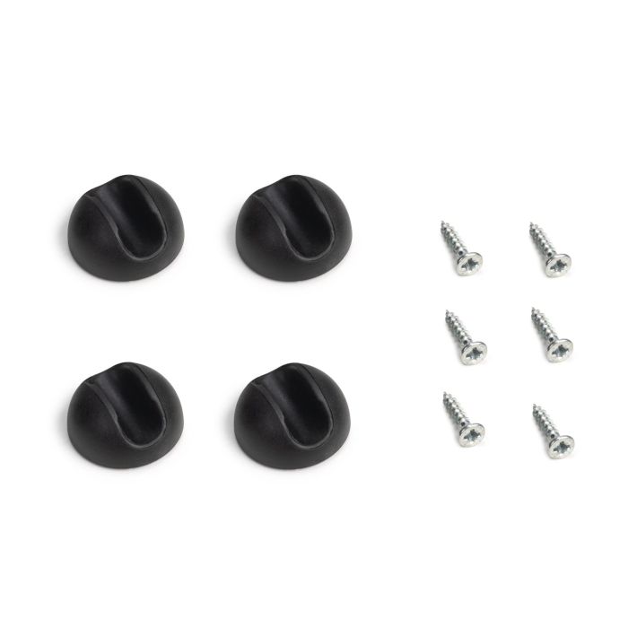 Emuca Lot de 4 pieds Hairpin de 3 fils par table, hauteur 710mm, Acier, Peint en blanc 5