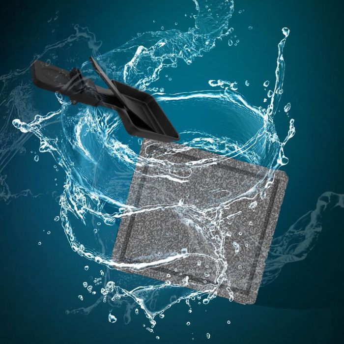 Cecotec Raclette Fromage&Grill 16000 Inox Allstone 1400W Pierre 8 Pers. Noir 7