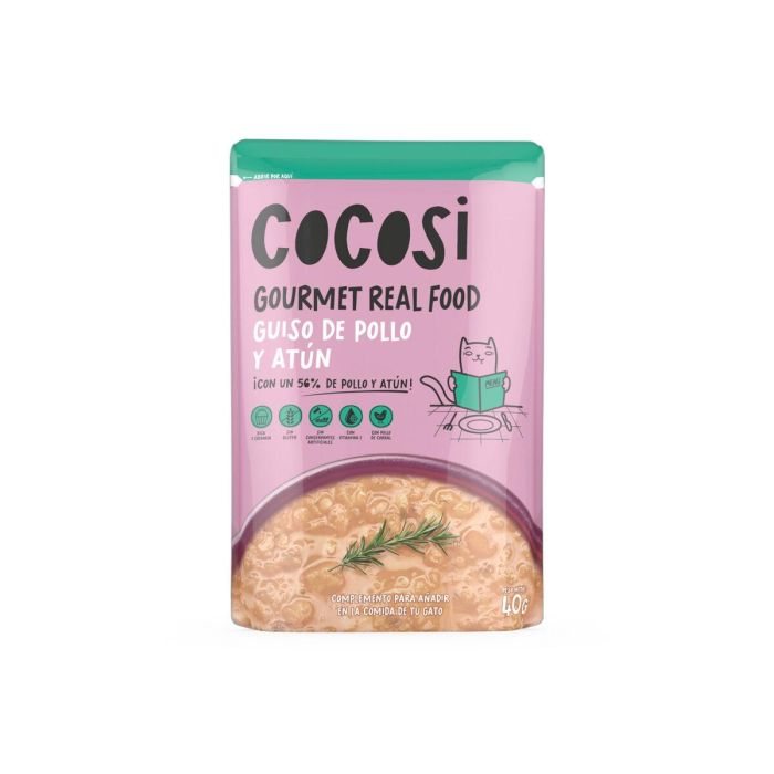 Aliments pour chat Cocosi Gourmet Real Food 40 g Thon 12 Unités 1