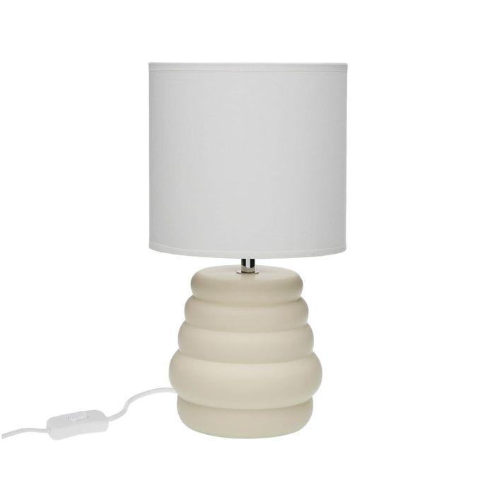 Lampe de bureau Versa Beige Céramique 40 W 17 x 32,2 cm 1 Lampe de bureau Versa Beige Céramique 40 W 17 x 32,2 cm 1