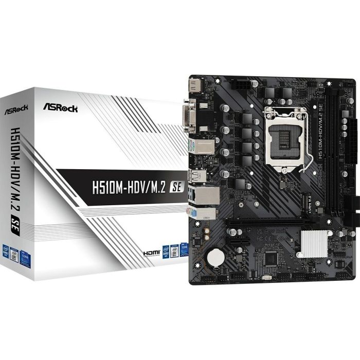 Carte Mère ASRock H510M-HDV/M.2 SE LGA 1200 Intel H470 0 Carte Mère ASRock H510M-HDV/M.2 SE LGA 1200 Intel H470 0