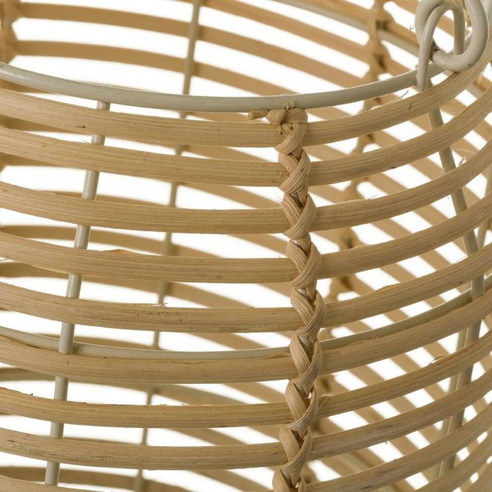 Lanterne Naturel Fer Rotin 21 x 21 x 32 cm 4 Lanterne Naturel Fer Rotin 21 x 21 x 32 cm 4