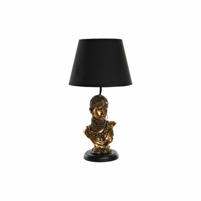 Lampe de bureau DKD Home Decor Noir Doré Polyester Résine Africaine (31 x 31 x 58 cm) 0 Lampe de bureau DKD Home Decor Noir Doré Polyester Résine Africaine (31 x 31 x 58 cm) 0