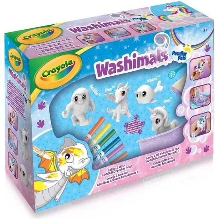 Crayola - Washimals Animaux fantastiques - Coffret de coloriage lavable pour enfants des 3 ans 0 Crayola - Washimals Animaux fantastiques - Coffret de coloriage lavable pour enfants des 3 ans 0