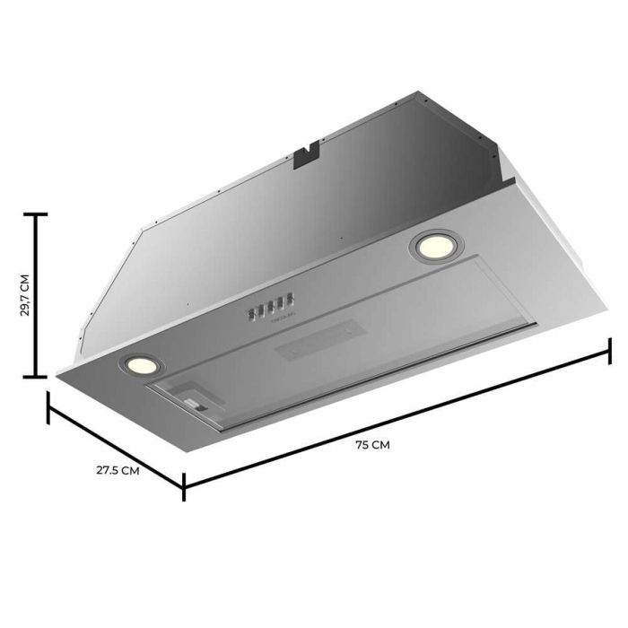 Cloche Cecotec Bolero Flux IM 756500 Inox A 630 m³/h 4