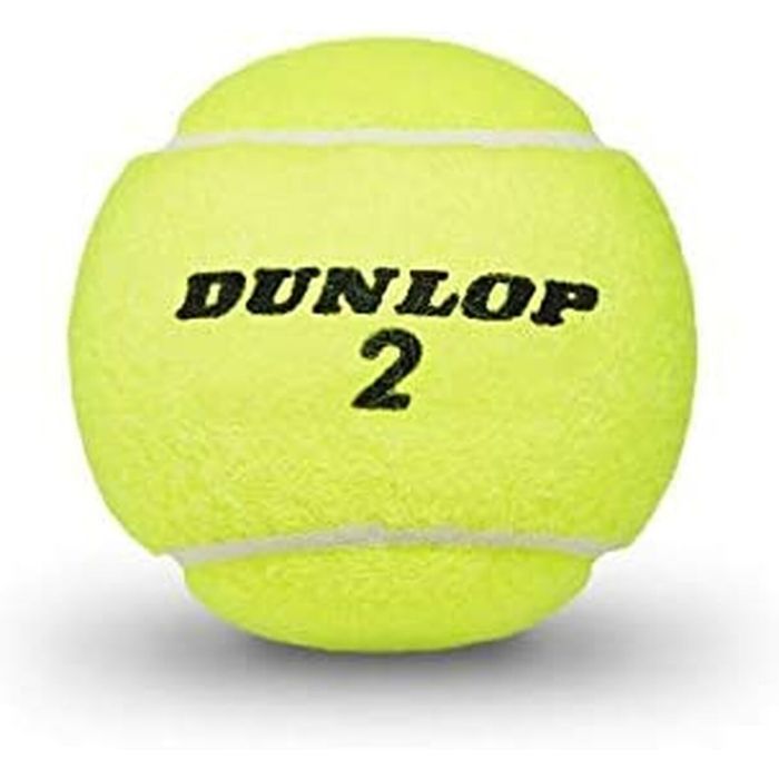 Balles de Tennis D TB CLUB AC 3 PET Dunlop 601334 Jaune 2 Balles de Tennis D TB CLUB AC 3 PET Dunlop 601334 Jaune 2
