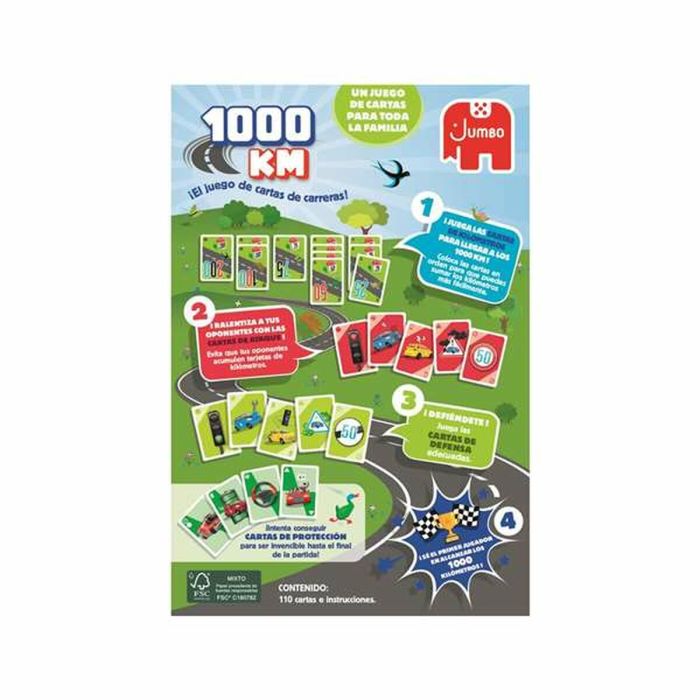 Jeux de cartes Diset 1000 km ES 1