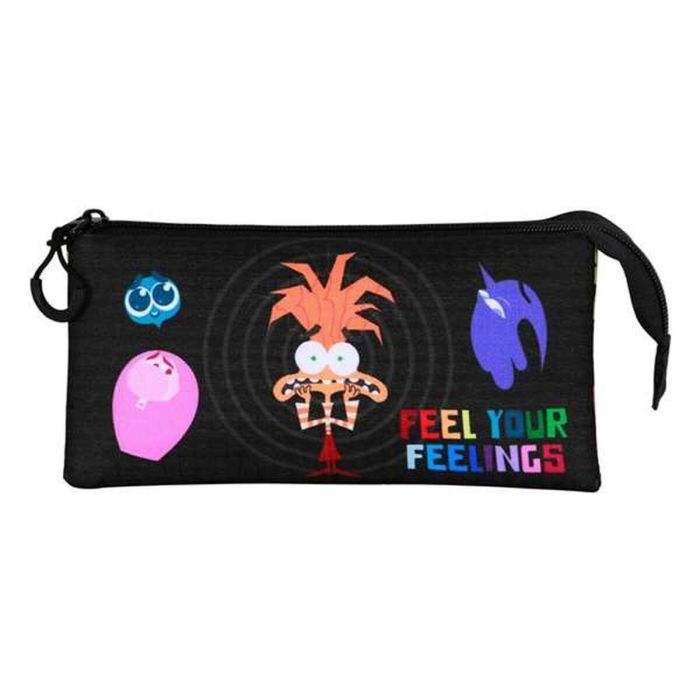 Trousse Fourre-Tout Triple Inside Out Noir 2