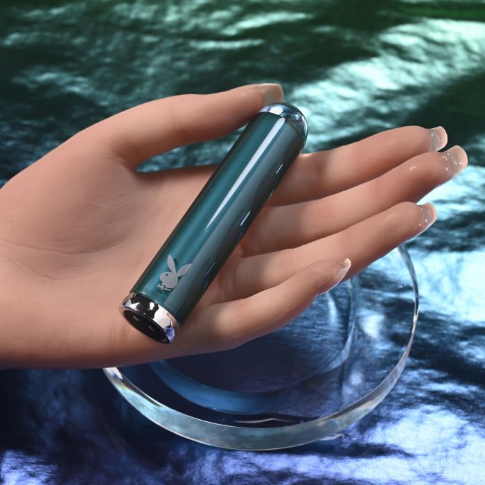 Vibromasseur à boules Playboy Emerald Vert 10 Vibromasseur à boules Playboy Emerald Vert 10