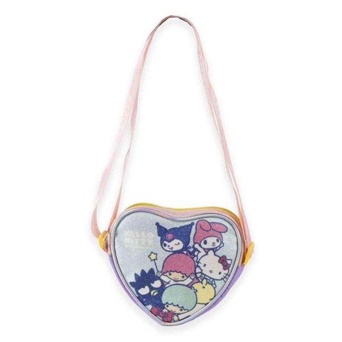 Sac à Bandoulière Hello Kitty Bleu clair 15 x 14 x 4 cm 3