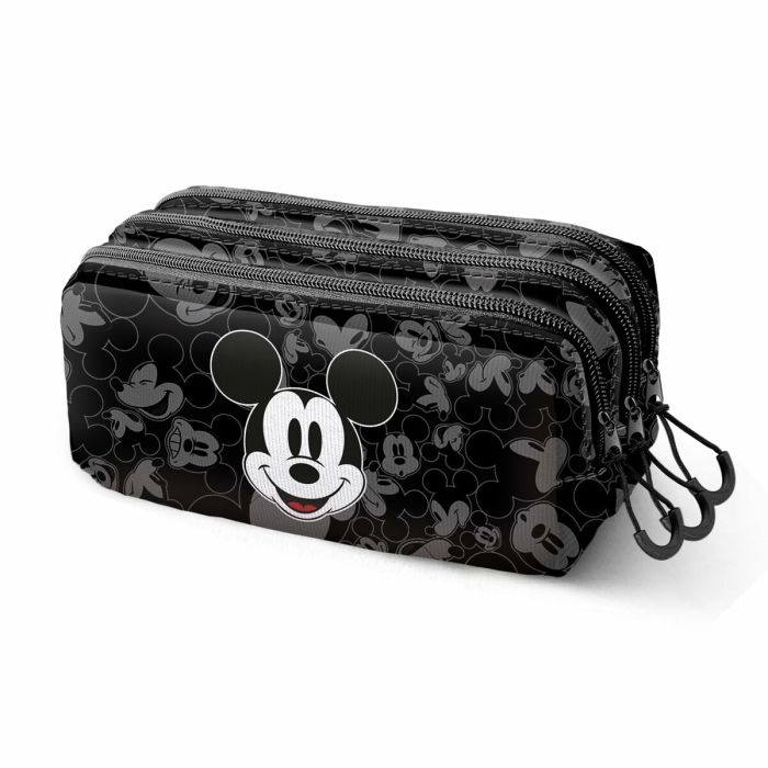 Trousse Fourre-Tout Triple Mickey Mouse Year Noir 23 x 10 x 11 cm 1 Trousse Fourre-Tout Triple Mickey Mouse Year Noir 23 x 10 x 11 cm 1