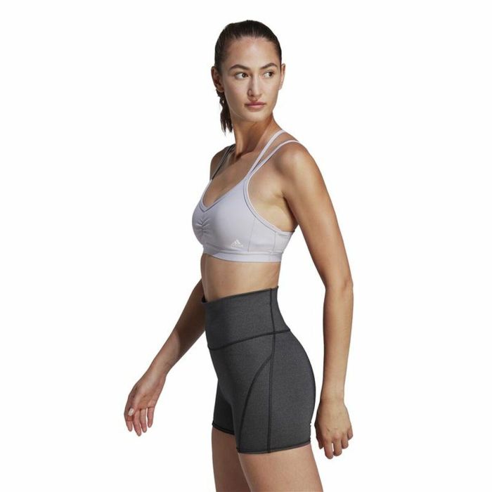 Soutien-gorge de Sport Adidas Essentials Blanc 3 Soutien-gorge de Sport Adidas Essentials Blanc 3