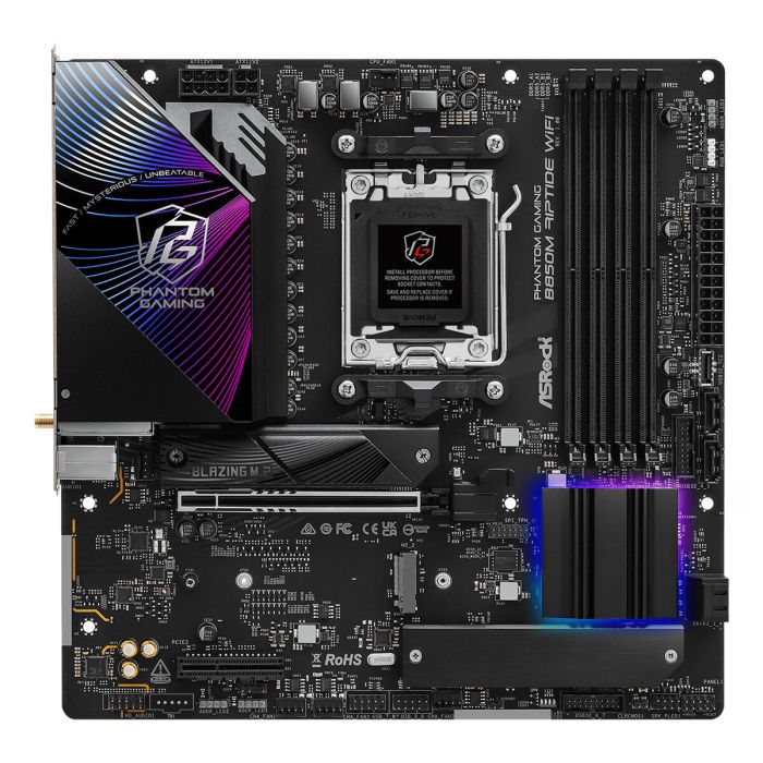 Carte Mère ASRock B850M Riptide WiFi Intel Wi-Fi 6 AMD AM5 AMD B850 1