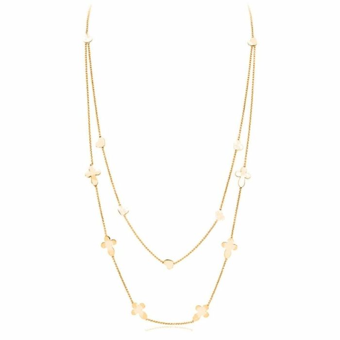 Collier Femme Amen CROCI CUORI DOPPIA