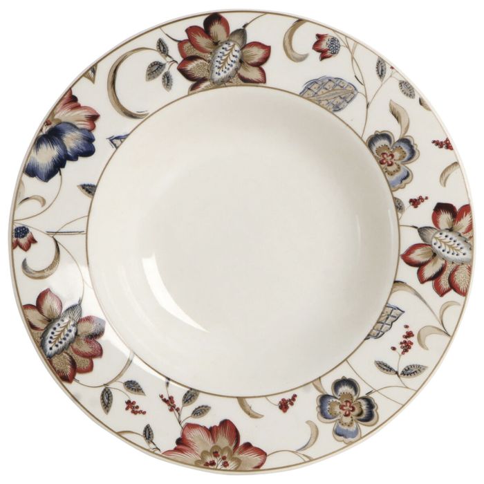 Assiette creuse Queen´s By Churchill Jacobean Floral Céramique Vaisselle 22,8 cm (6 Unités) 1
