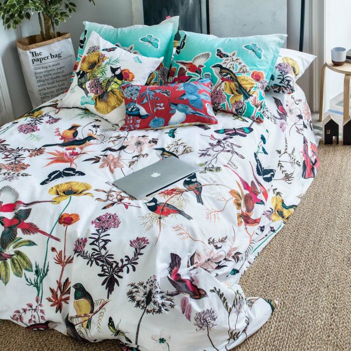 Housse de Couette HappyFriday Birds of paradise Multicouleur 155 x 220 cm 5
