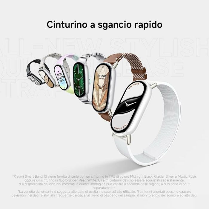 Bracelet d'activités Xiaomi Smart Band 10 Noir 10
