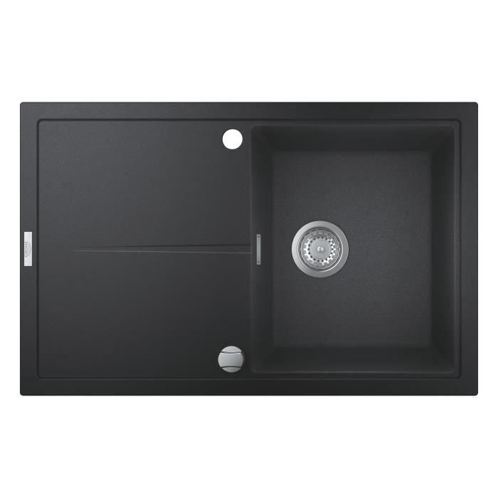 GROHE Evier composite avec égouttoir K400 780 x 500 mm Noir Granite 31639AP0 4
