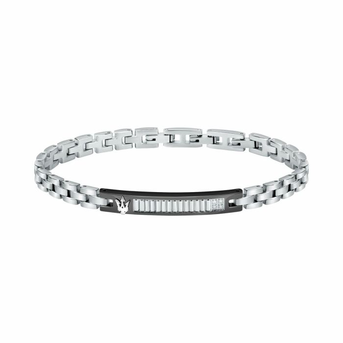 Bracelet Homme Maserati Acier inoxydable 21,5 cm Argenté 6