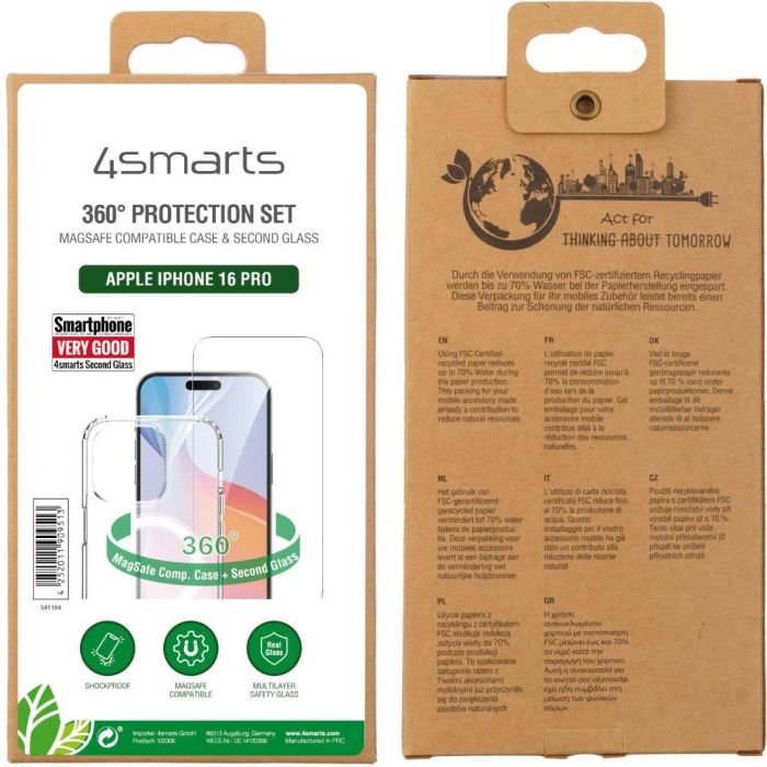 4smarts 360 Premium Protection Set fr Apple iPhone 16 Pro 5