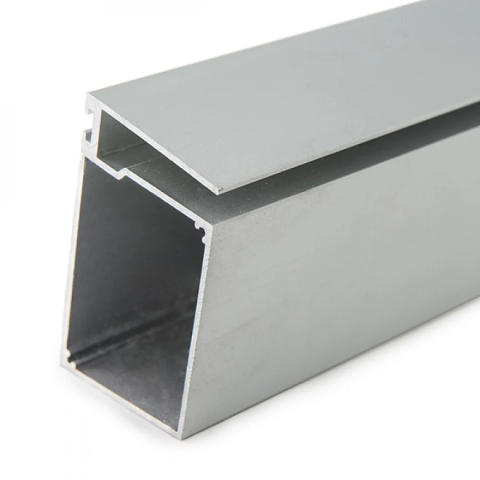 Profilé Aluminium pour Bande LED Étagère Cristal Épaisseur 8mm - Logement Transformateur x 2M 1