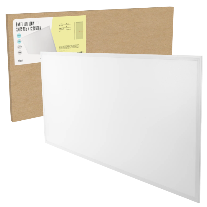 BX3 LIGHT Panel LED 100W 1200x600mm, 6000K, Empotrable ou Surface, Remplace Fluorescent, BX3-PBD-60120-CW BX3 LIGHT Panel LED 100W 1200x600mm, 6000K, Empotrable ou Surface, Remplace Fluorescent, BX3-PBD-60120-CW