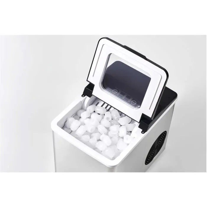 Machine à Glaçons SENCOR SIM 3400SS Inox - 12 kg/jour - Capacité 1.8 L / 500 g - Cycle de production 7-15 min - 150 W