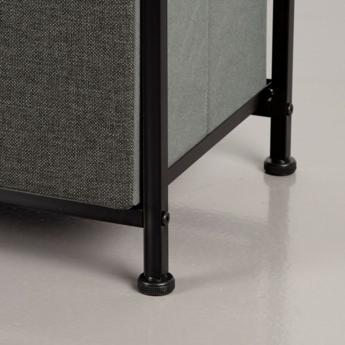 Commode Max Home Noir Gris Marbre 100 x 100 x 30 cm 1