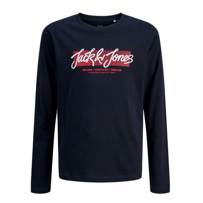 T-shirt à Manches Longues Enfant Jack & Jones Jjurban Ls Crew Neck Sky Blue marine XL