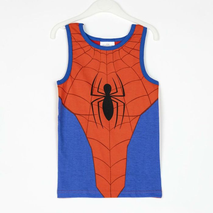 Pyjama Enfant Spider-Man Rouge Bleu 2