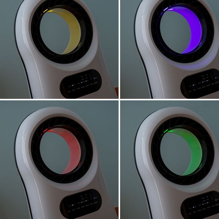 Climatiseur d'Évaporation Ioniseur Sans Lame avec LED Evareer InnovaGoods 11 Climatiseur d'Évaporation Ioniseur Sans Lame avec LED Evareer InnovaGoods 11