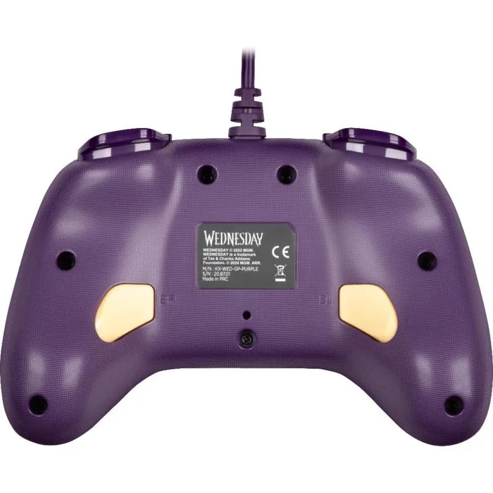 Konix - Manette filaire pour Nintendo Switch/Switch 2 et PC - Violet et noir - Poignées antidérapantes - Bouton capture d'écran - Vibration Konix - Manette filaire pour Nintendo Switch/Switch 2 et PC - Violet et noir - Poignées antidérapantes - Bouton capture d'écran - Vibration