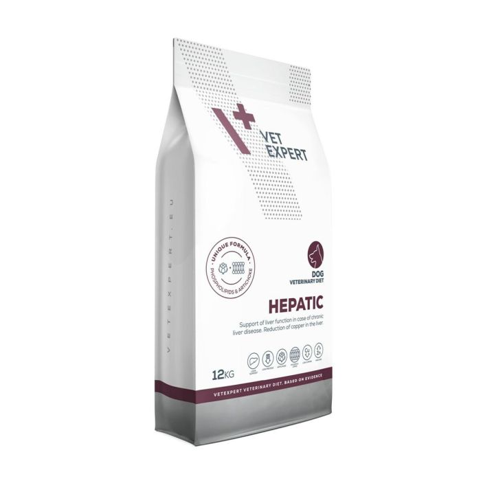 Nourriture VETEXPERT Hepatic Dog Viande 12 kg 2