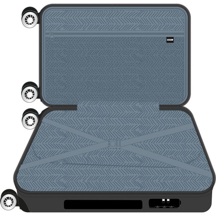 Valise cabine Safta Gris foncé 20'' 34,5 x 55 x 20 cm 1 Valise cabine Safta Gris foncé 20'' 34,5 x 55 x 20 cm 1