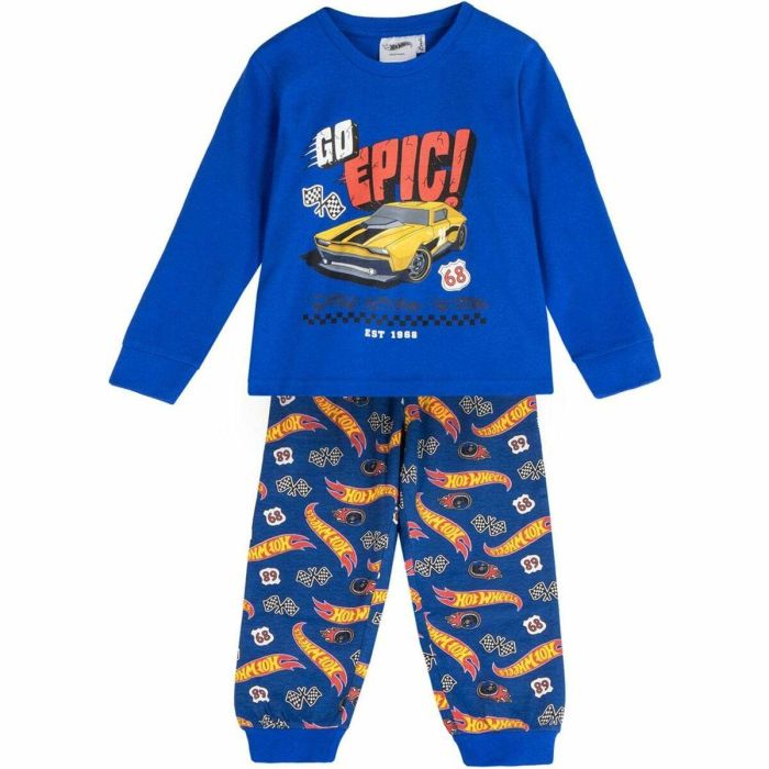 Pyjama Enfant Hot Wheels Bleu 38.5 6 Pyjama Enfant Hot Wheels Bleu 38.5 6