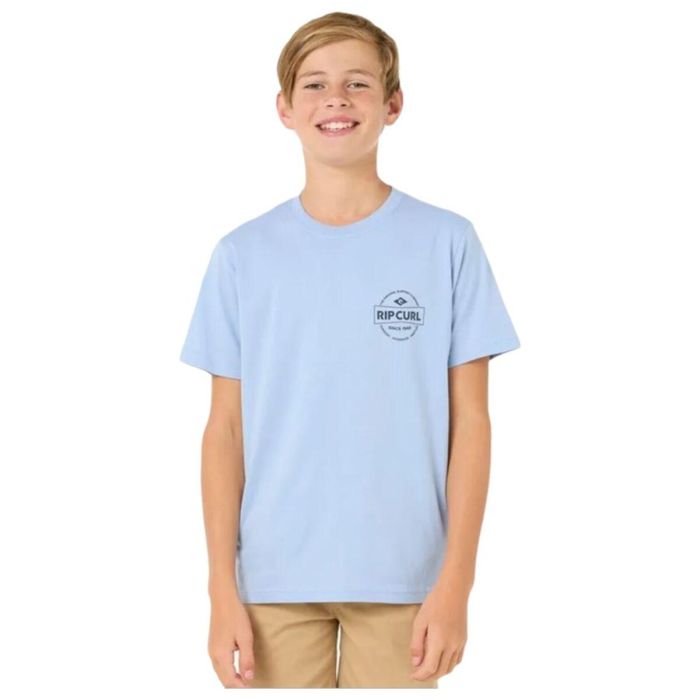 T shirt à manches courtes Enfant Rip Curl Rip Curl Staple Tee Bleu 0 T shirt à manches courtes Enfant Rip Curl Rip Curl Staple Tee Bleu 0
